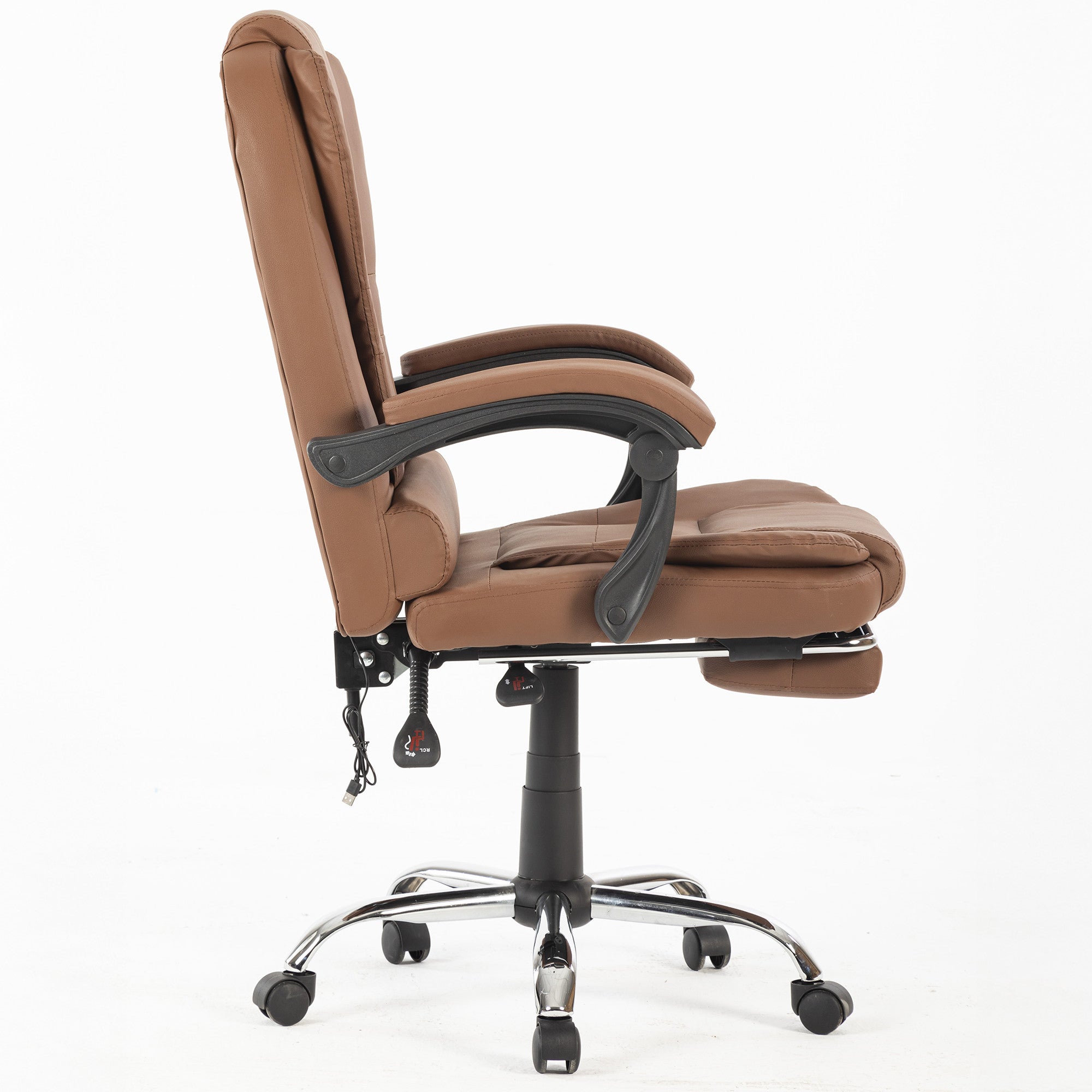 Scaun De Birou Directorial Ergonomic KD Home® ErgoLux Prime, Maro Scaun De Birou Directorial Ergonomic KD Home® ErgoLux Prime, Maro